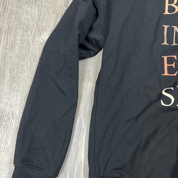 Women's Beauty in Every Shade Graphic Black Sweatshirt - Size Small - NWT - Picture 4 of 6